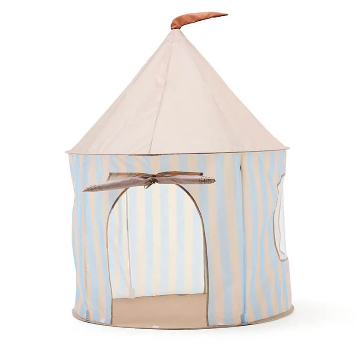 Namiot do zabawy - błękitny w paski