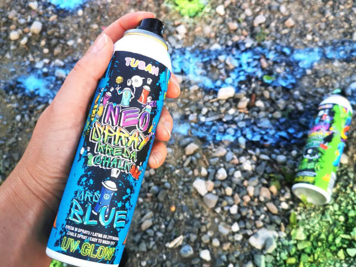 Neonowa kreda w sprayu, 150ml