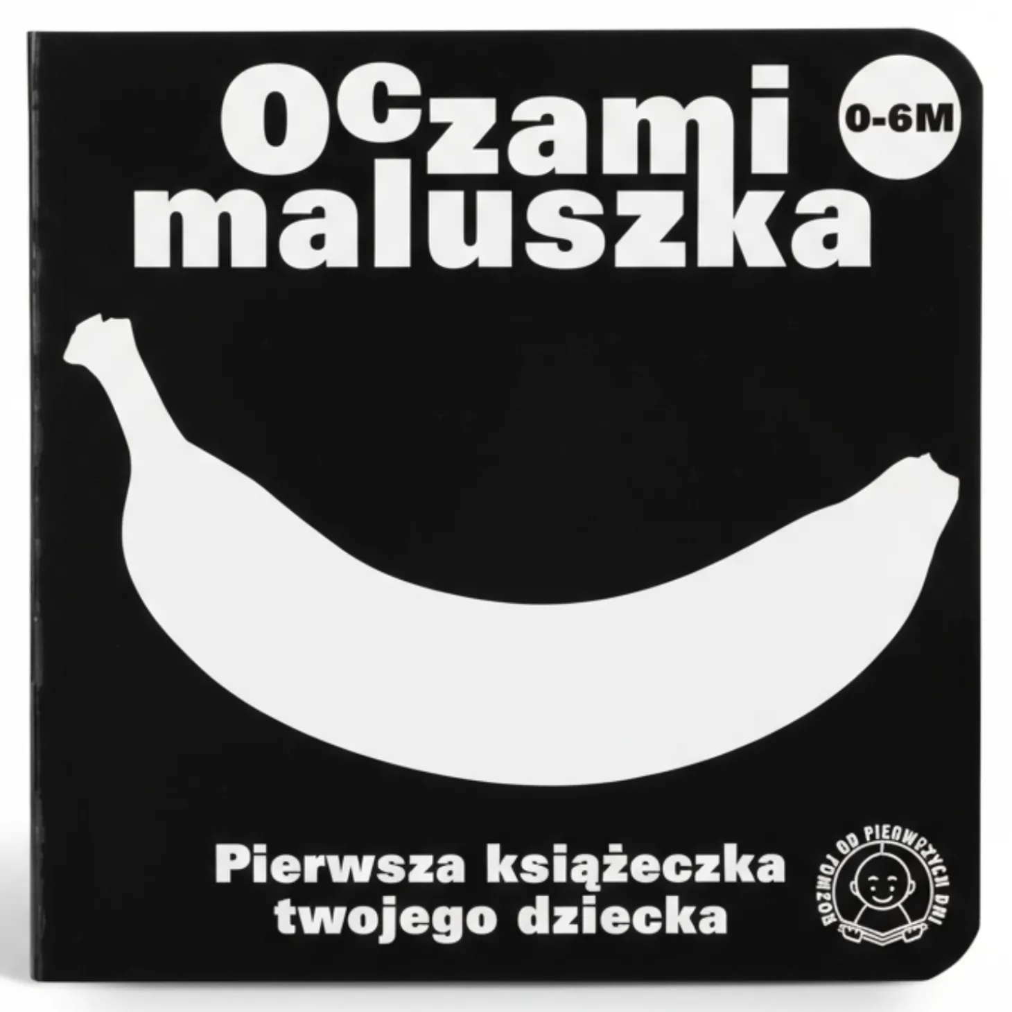 Oczami Maluszka kontrastowa książeczka Banan