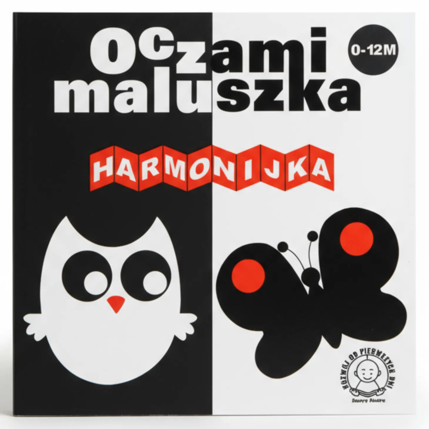 Oczami Maluszka kontrastowa książeczka Harmonijka