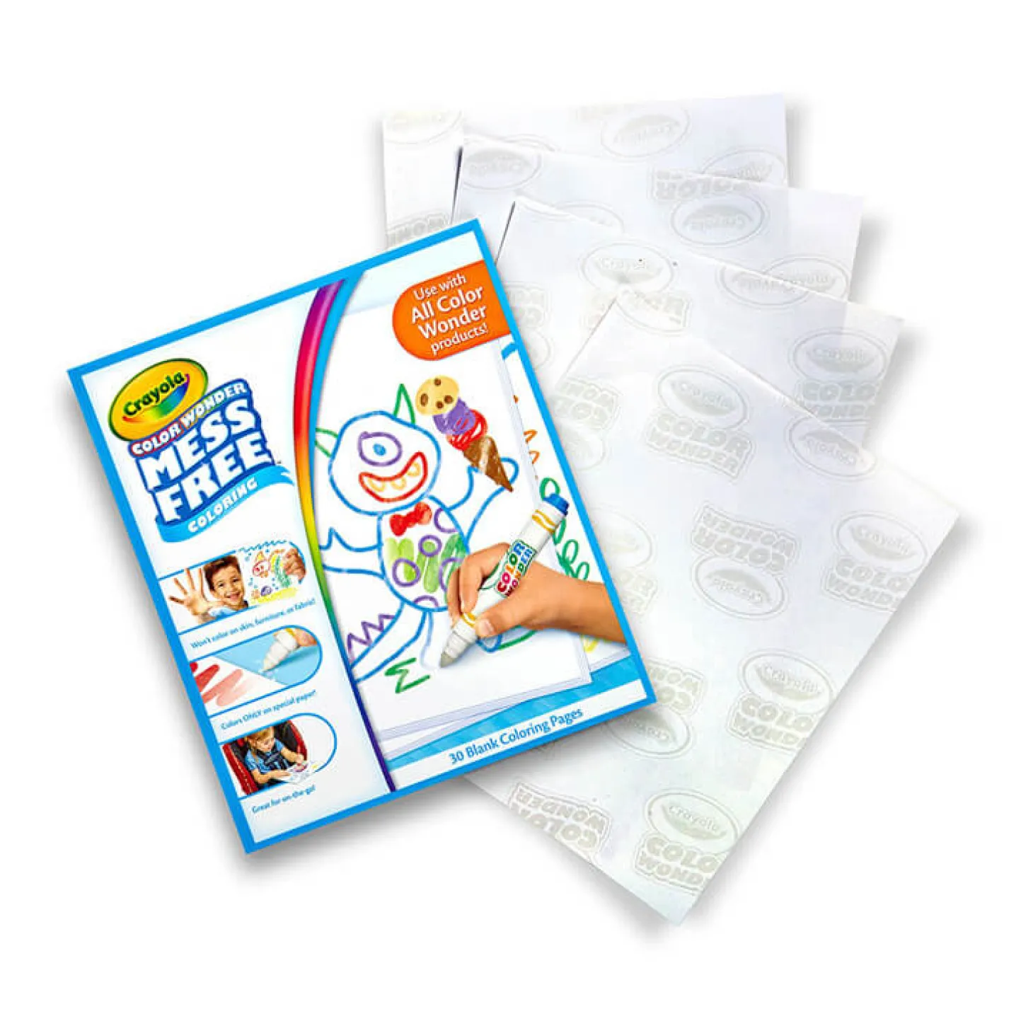 Papier do kolorowania magicznymi flamastrami Color Wonder Mess Free 3+