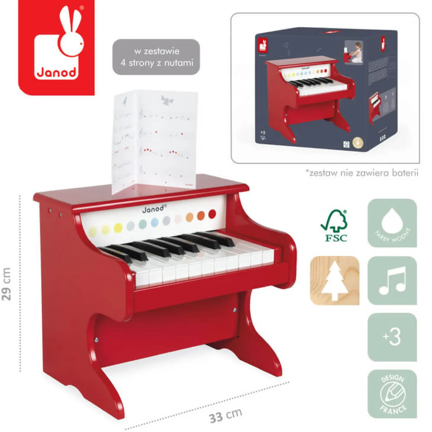 Pianino elektroniczne Confetti