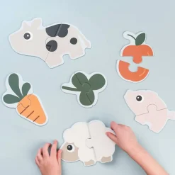 Pierwsze puzzle dwuelementowe Farma Tiny Farm