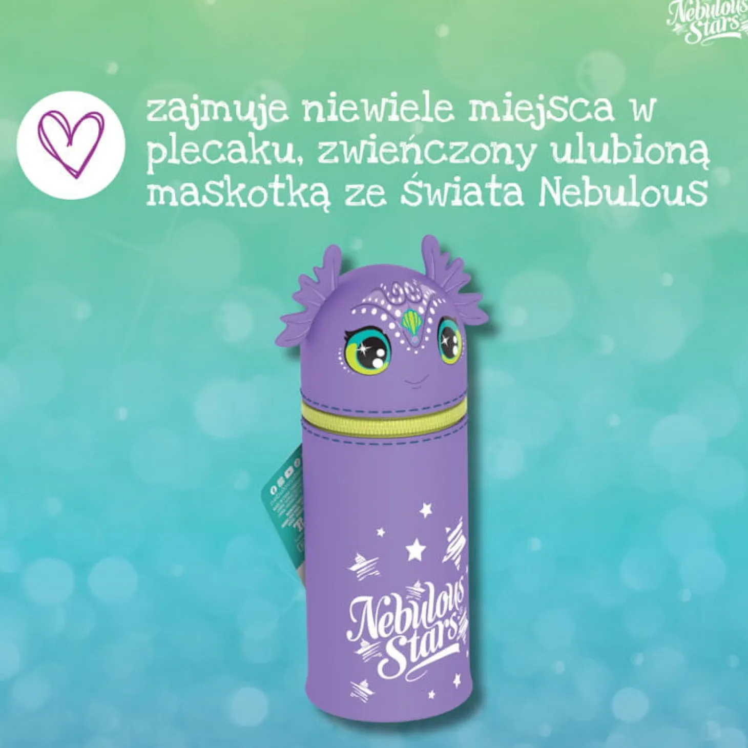 Piórnik stojący tuba fioletowy Octavia