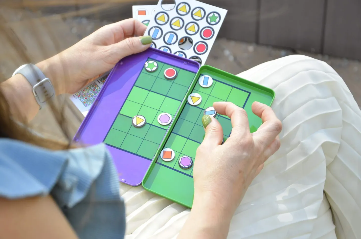 Podróżna gra magnetyczna - Sudoku Kształty