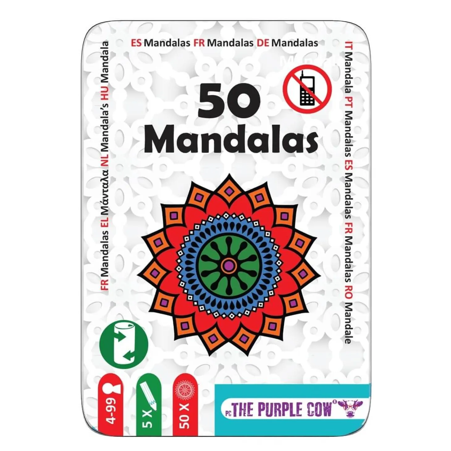 Podróżne łamigłówki - 50 Mandali
