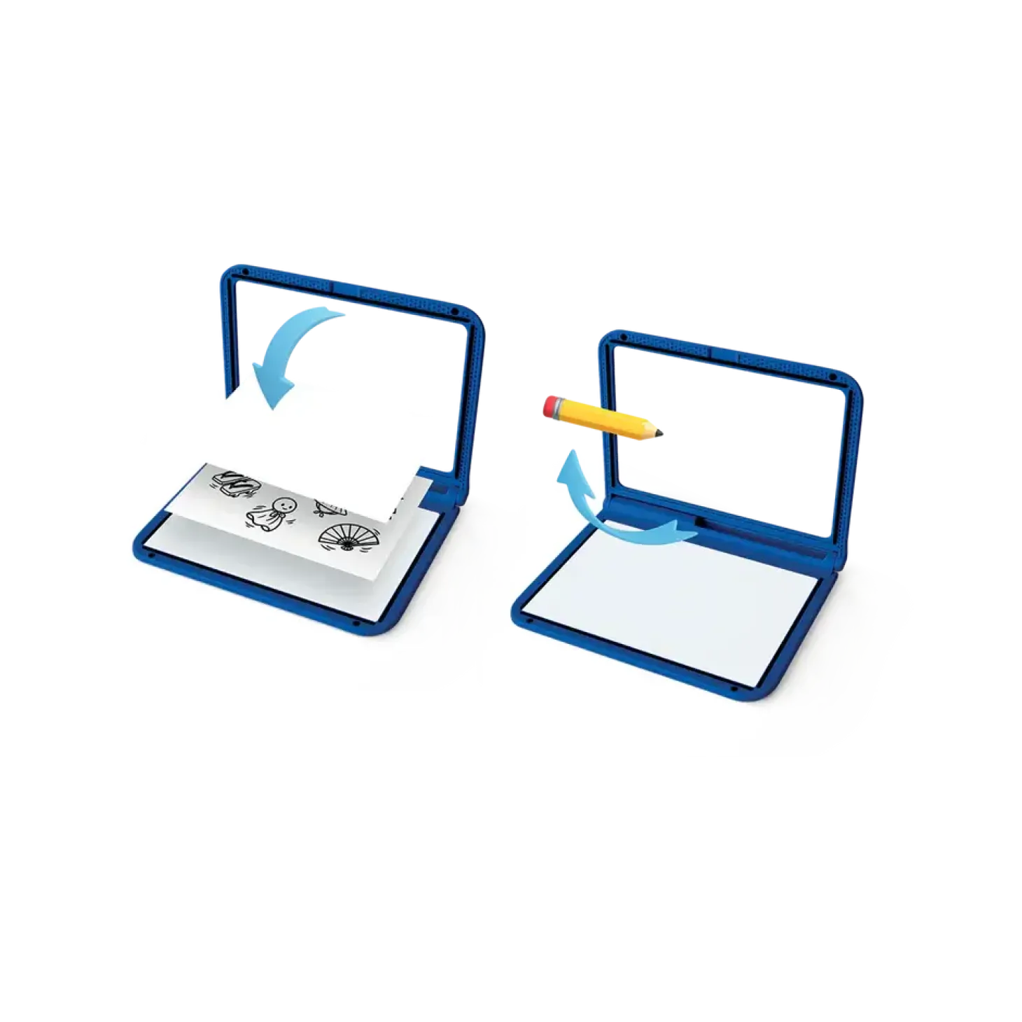 Podświetlany tablet do nauki pisania i rysowania KIDYDRAW-PRO - niebieski