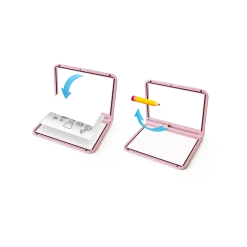 Podświetlany tablet do nauki pisania i rysowania KIDYDRAW-PRO - różowy