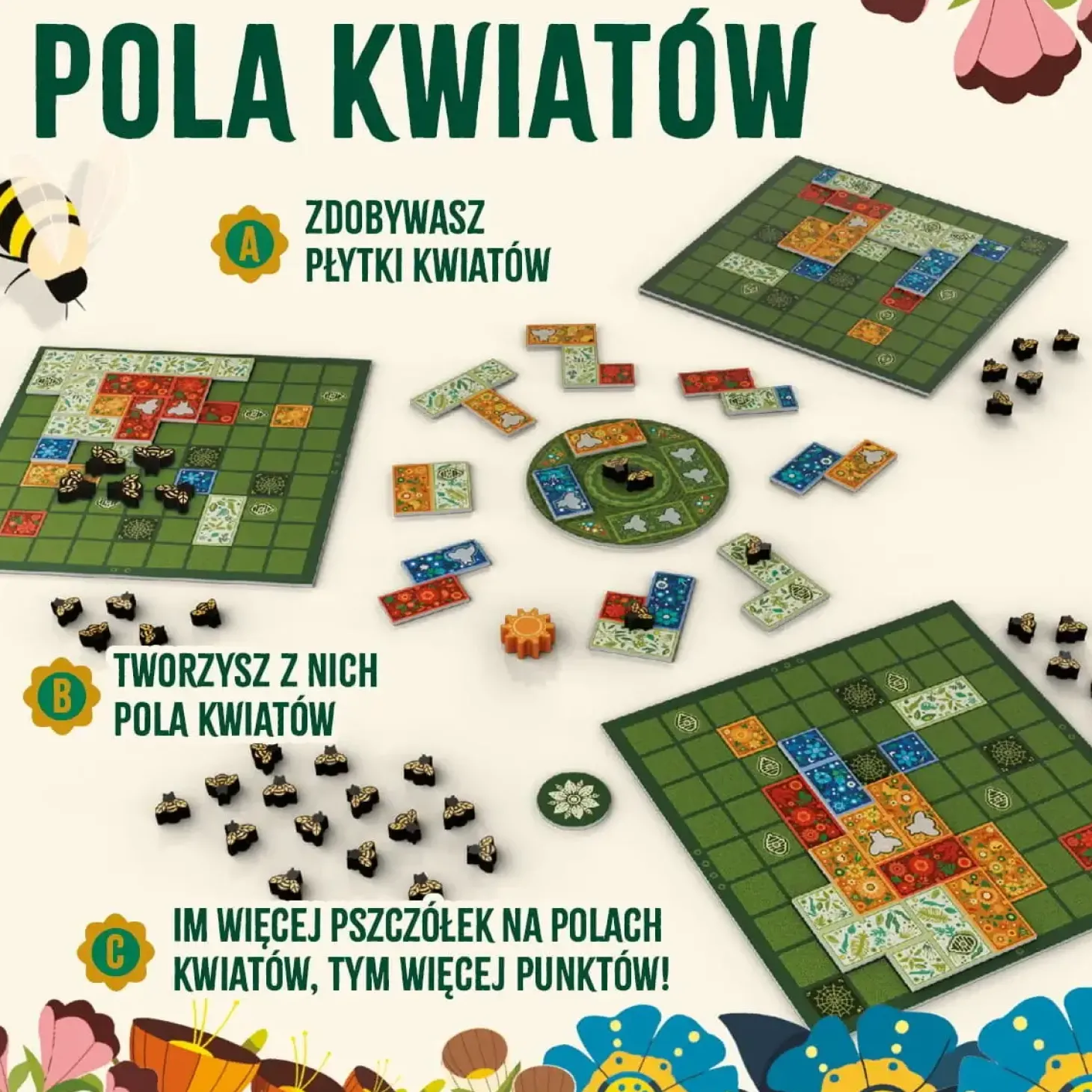 Pola kwiatów - Gra Planszowa
