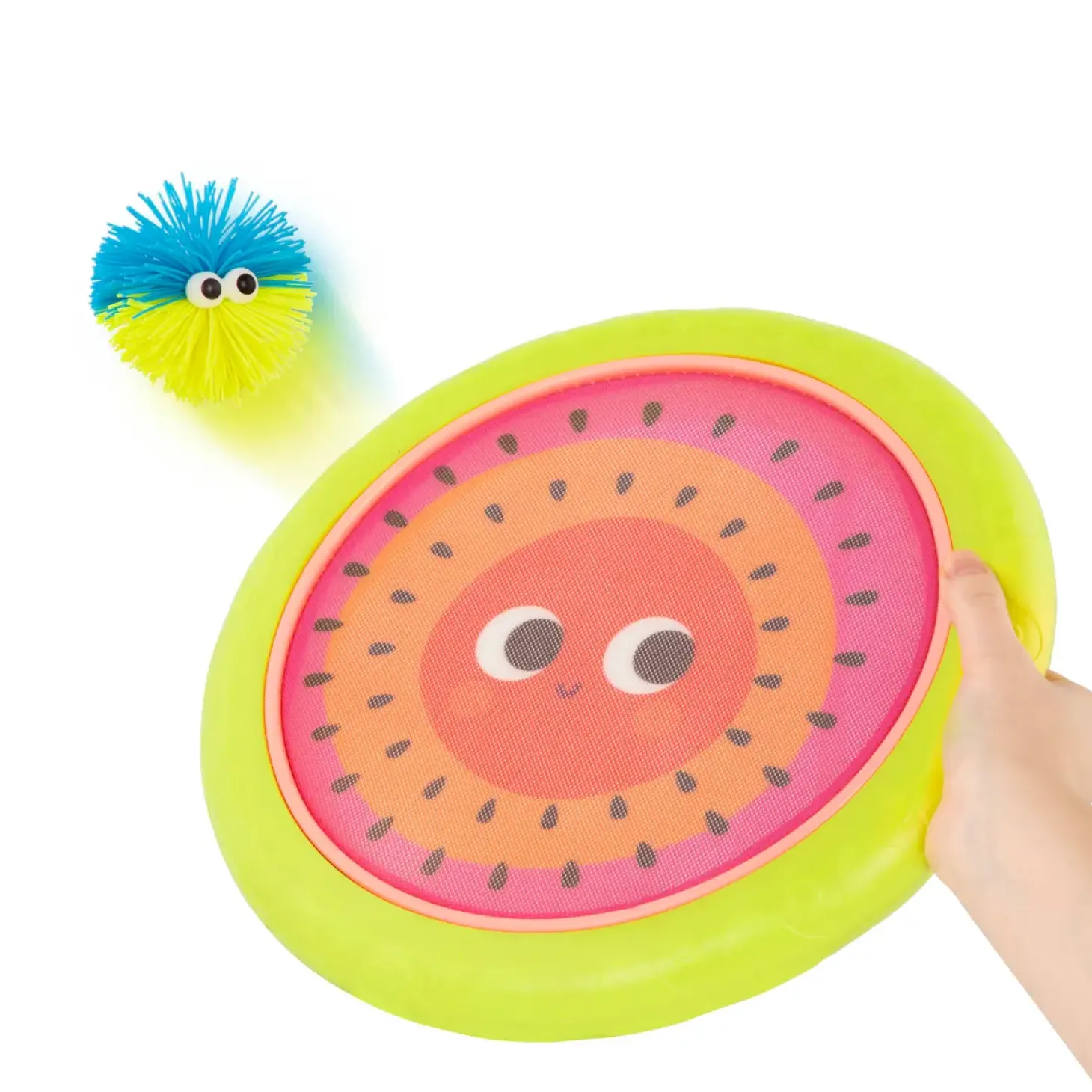 Poppin’ Paddles – gra zręcznościowa – sprężyste dyski z kudłatymi piłeczkami