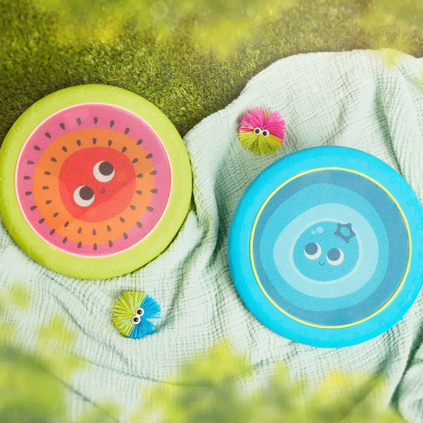 Poppin’ Paddles – gra zręcznościowa – sprężyste dyski z kudłatymi piłeczkami