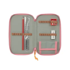 Potrójny piórnik – etui z wyposażeniem Unique, pink