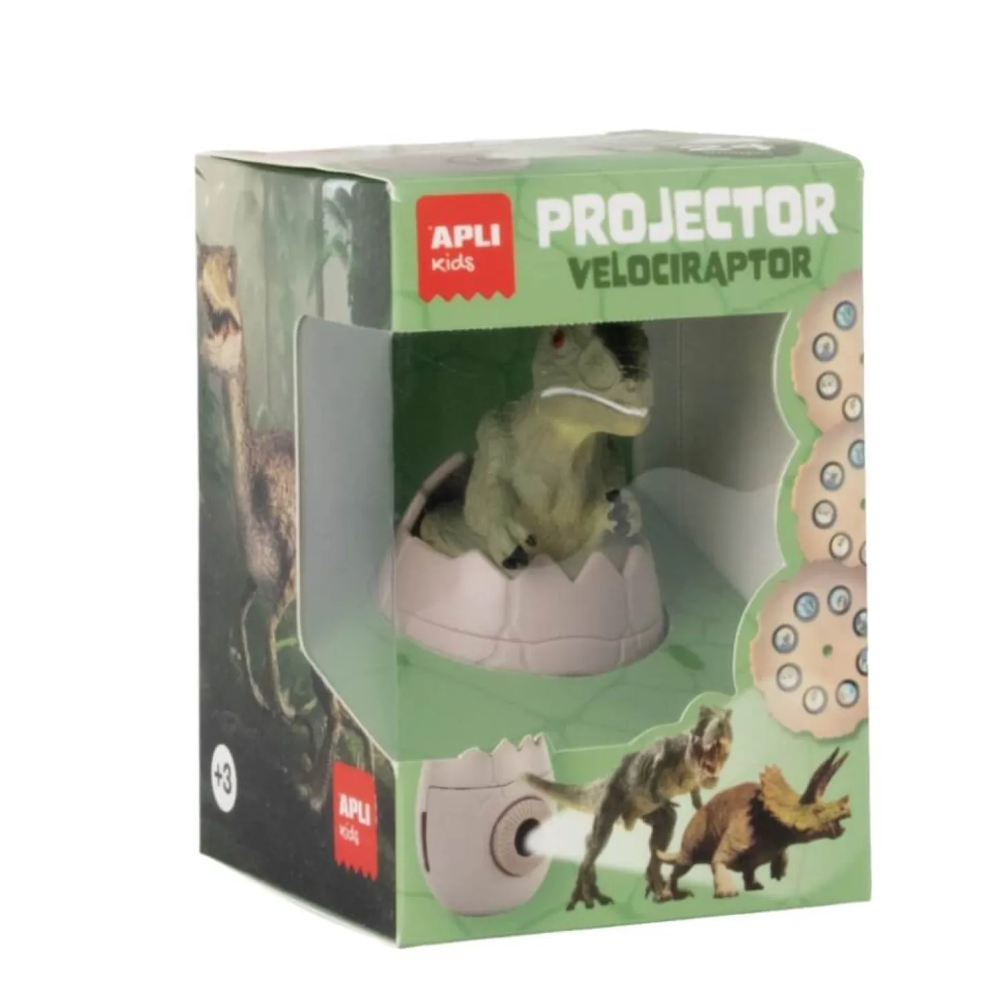 Projektor z wymiennymi dyskami - Dinozaur Velociraptor