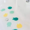 Przyssawki antypoślizgowe do wanny meduzy Grippi Jellyfish - Minty yellow