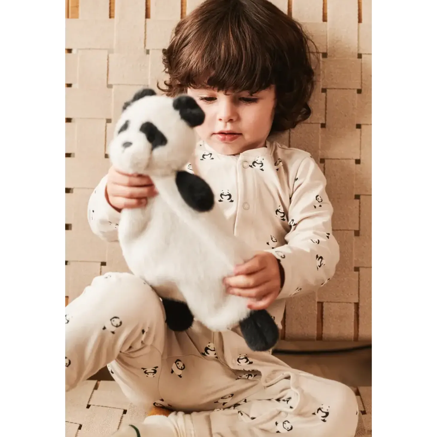 Przytulanka Panda Roy - Sandy, Dark grey