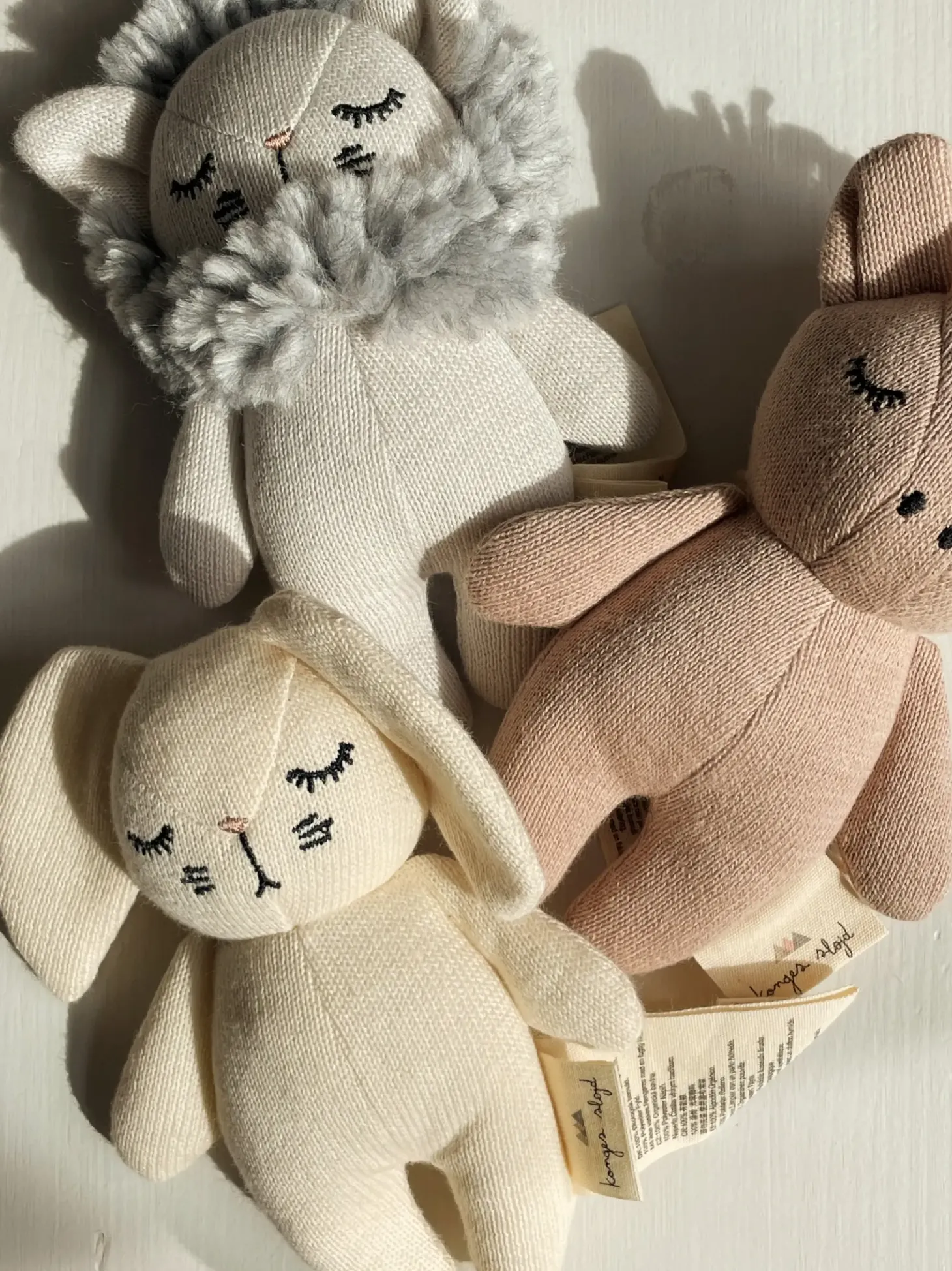 Przytulanka sensoryczna Mini Króliczek - off white