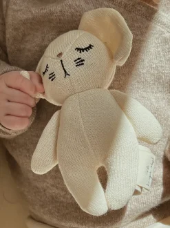 Przytulanka sensoryczna Mini Króliczek - off white