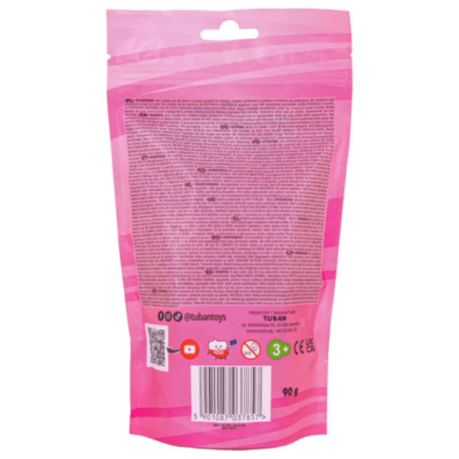 Puszysty piasek Fluffy Sand, 90g - różowy