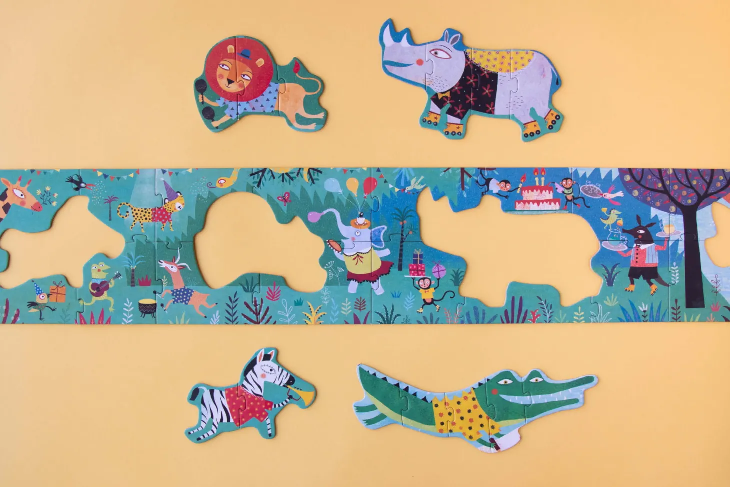 Puzzle dla dzieci, Moja Dżungla