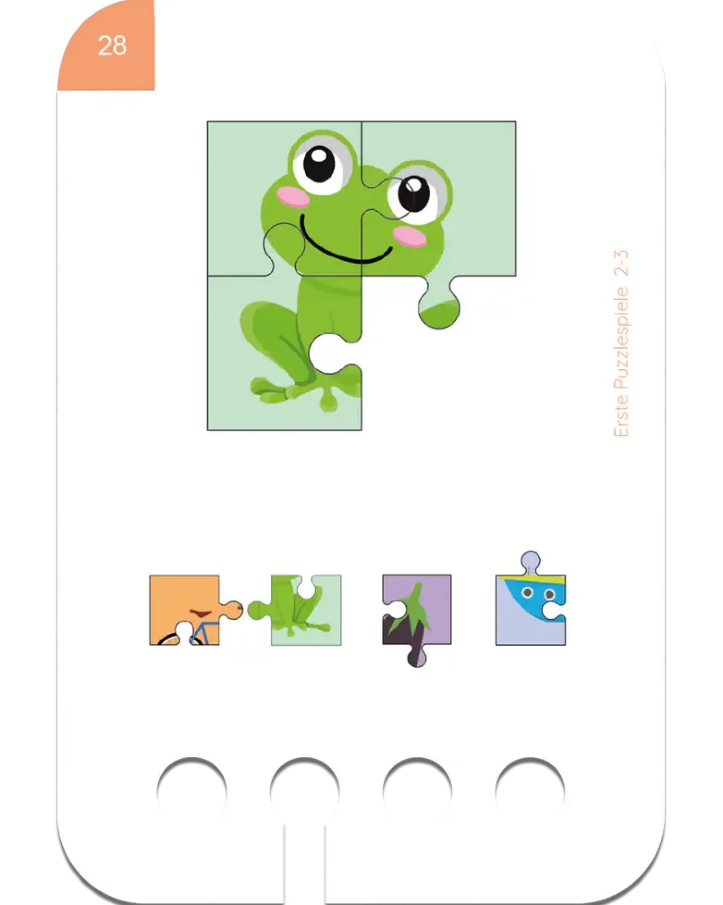 Puzzle Dopasuj Element. Karty WiemTo dla dzieci 2-3 latka