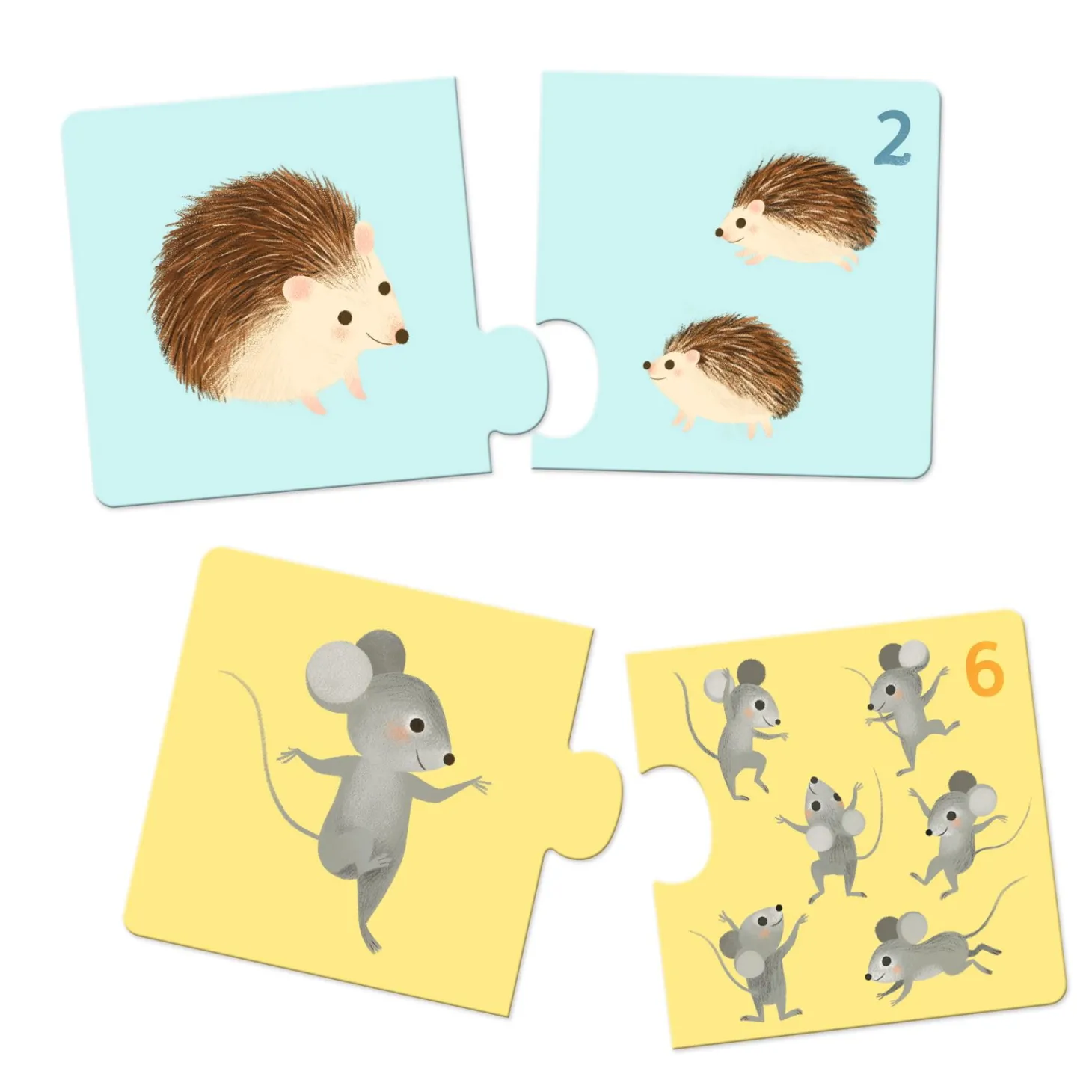 Puzzle duo MAMY I DZIECI ZWIERZĄTKA