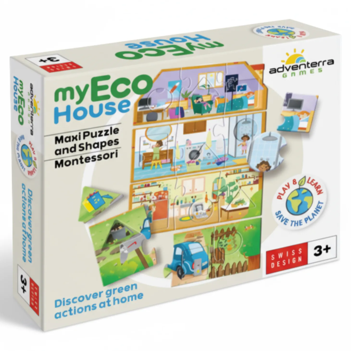 Puzzle edukacyjne dla dzieci My Eco House