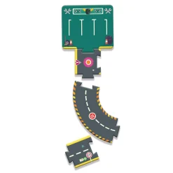 Puzzle kartonowe drogi ulice CRAZY MOTORS