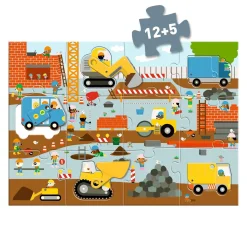 Puzzle kartonowe gigant PLAC BUDOWY