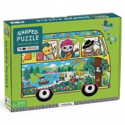 Puzzle konturowe Van podróżniczy 75 elementów 5+