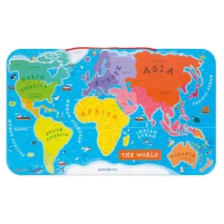 Puzzle magnetyczne Mapa świata