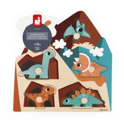 Puzzle muzyczne Dinozaury 18m+