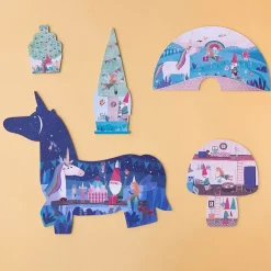 Puzzle progresywne Urodziny Jednorożca