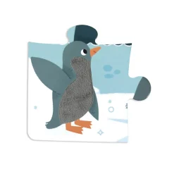 Puzzle sensoryczne dotykowe Kraina polarna 20 el. 2+