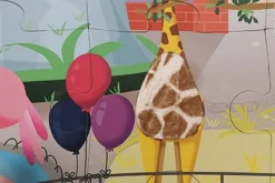 Puzzle sensoryczne 20 elementów Wycieczka do zoo