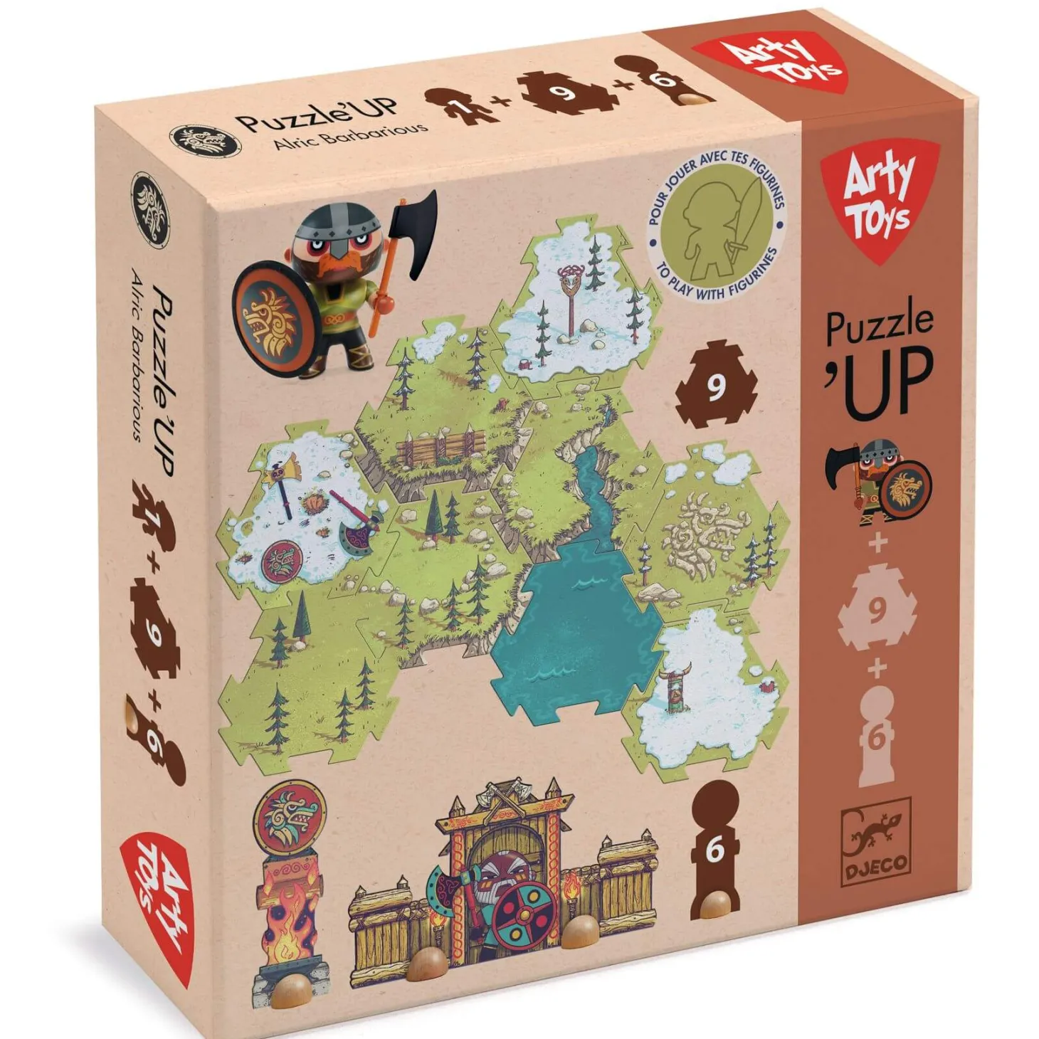Puzzle tekturowe Arty toys - BARBARIOUS