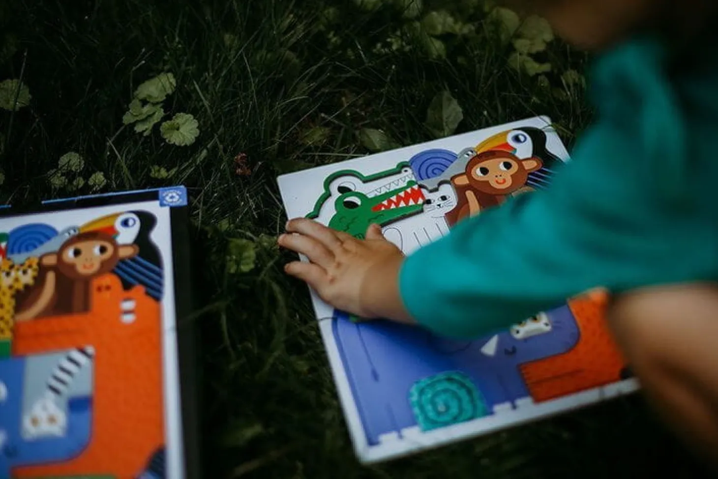 Puzzle układanka Wszyscy razem Dżungla 10 elementów 3+