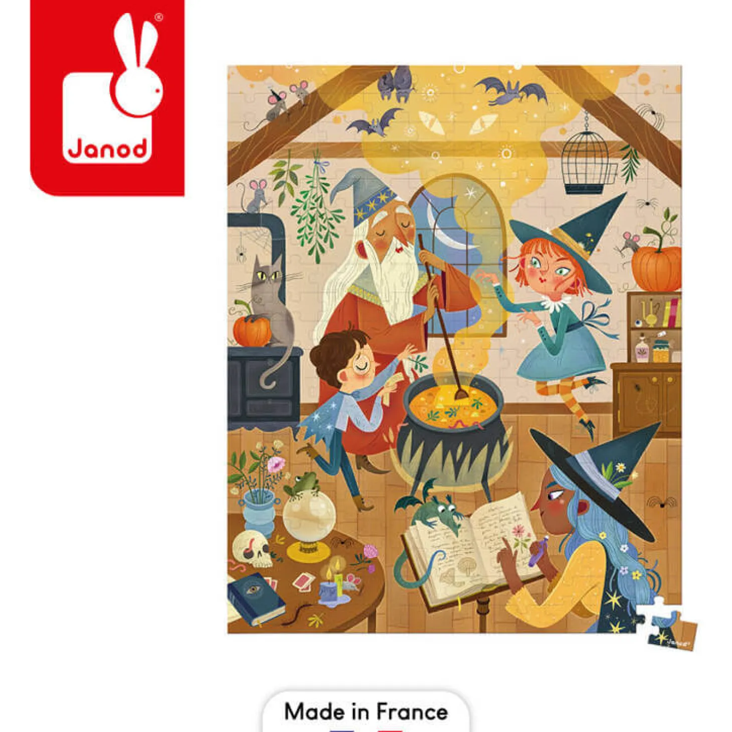 Puzzle w walizce Czary 200 elementów