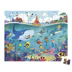 Puzzle w walizce Podwodny świat 100 elementów 6+