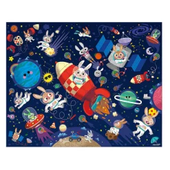 Puzzle w walizce Rakieta kosmiczna 54 elementy