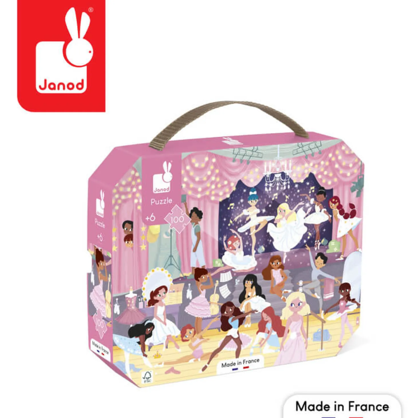 Puzzle w walizce Tancerki 100 elementów 6+