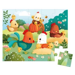 Puzzle w walizce Witajcie na farmie 20 elementów