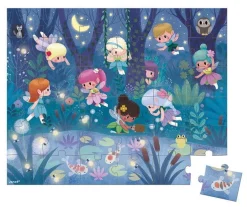 Puzzle w walizce Wróżki i lilie wodne - 36 elementów 4+
