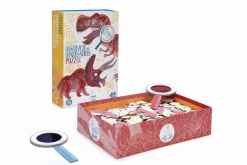 Puzzle z grą obserwacyjną Odkryj Dinozaury