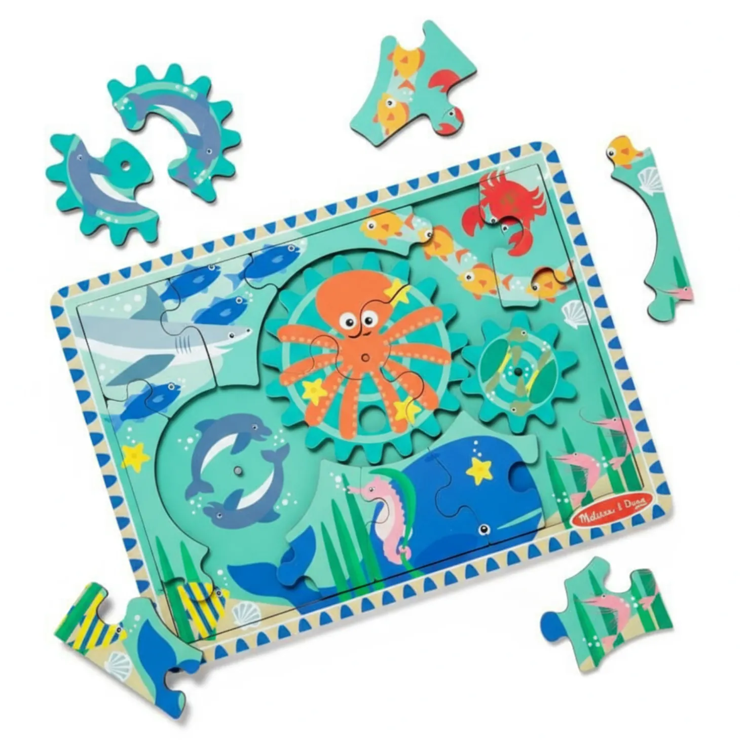 Puzzle z zębatkami Podwodny świat