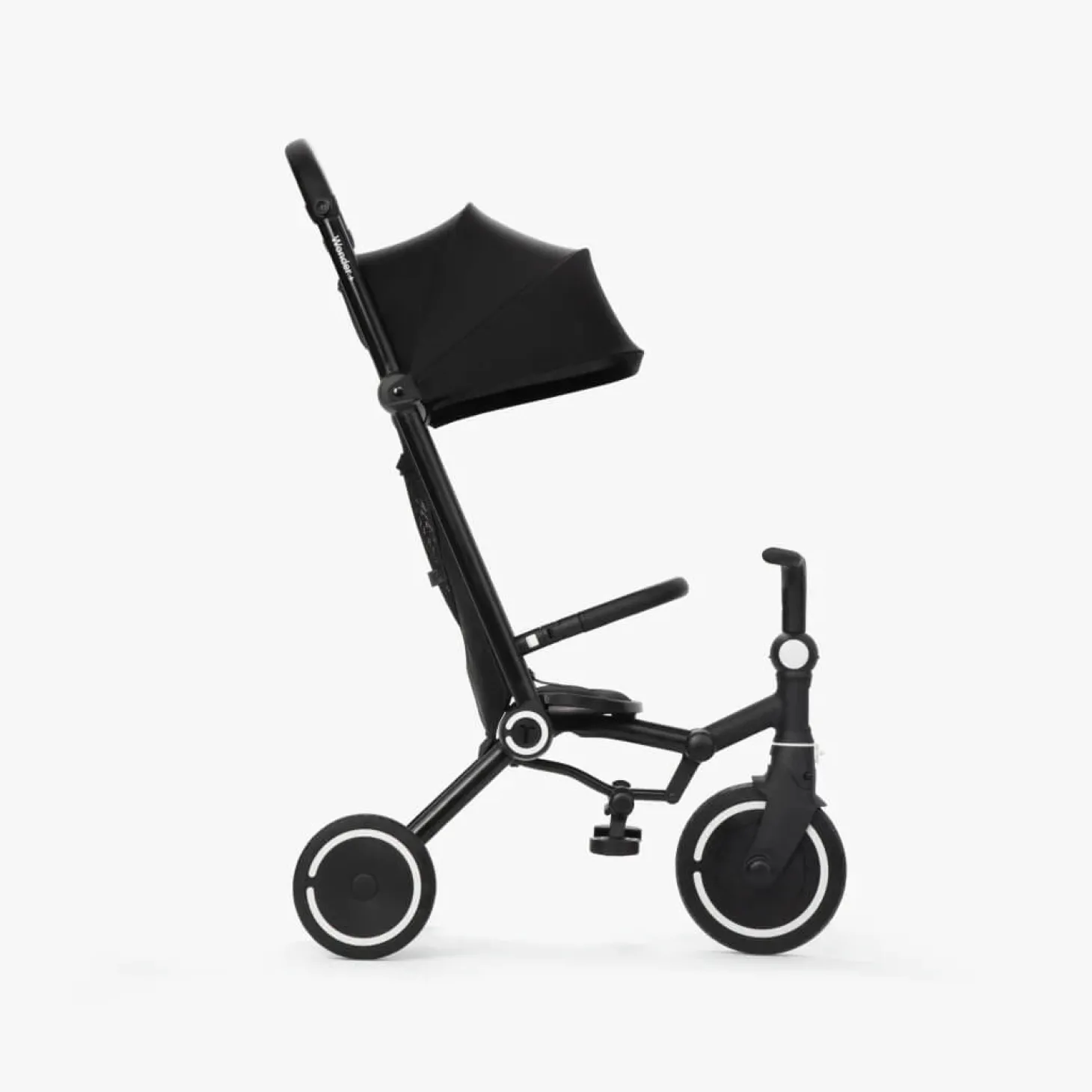 Rowerek z funkcją wózka Wonder PLUS - czarny