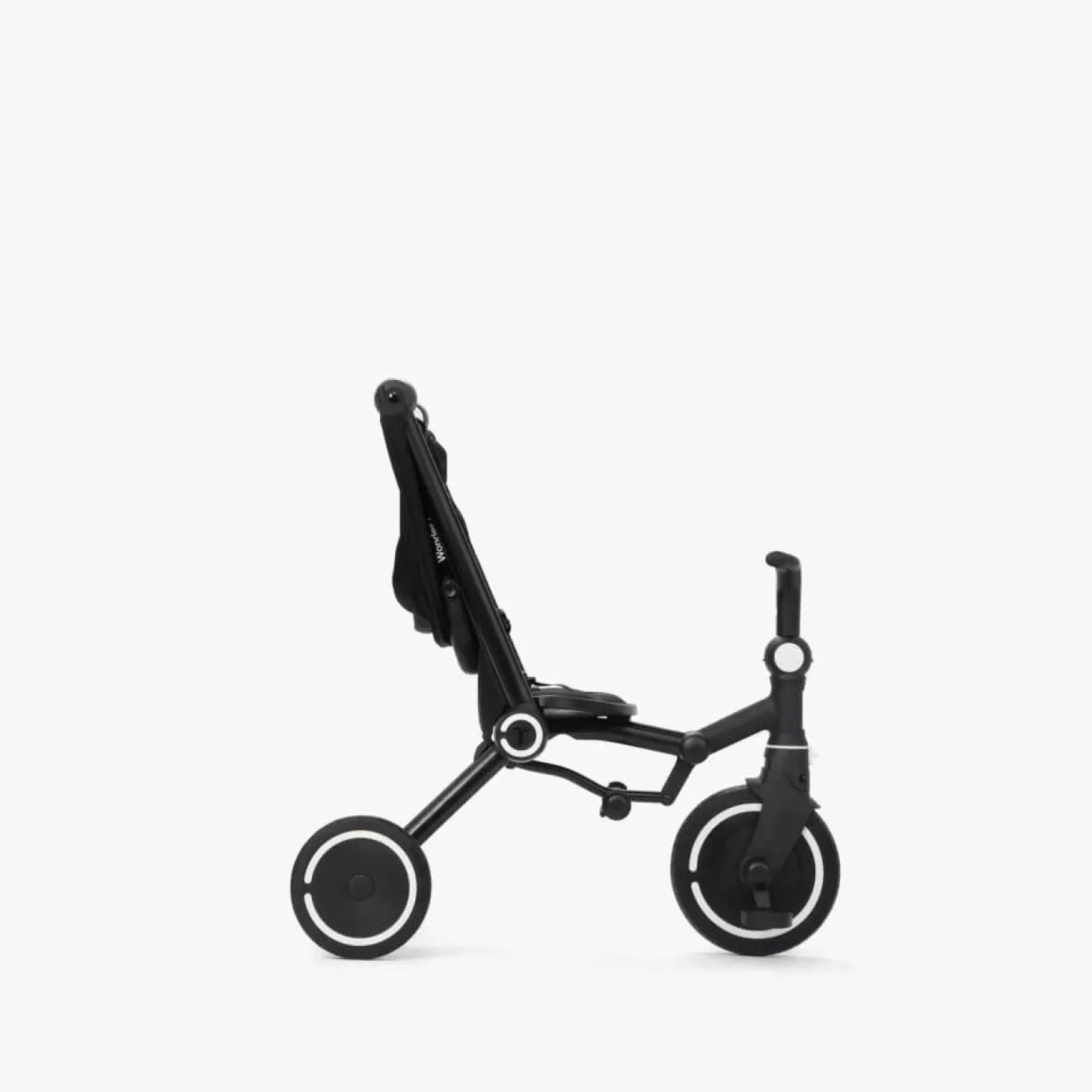 Rowerek z funkcją wózka Wonder PLUS - czarny