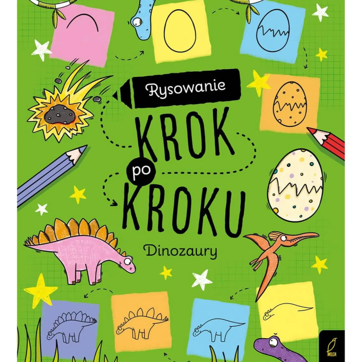 Rysowanie krok po kroku. Dinozaury