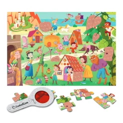 SECRET PUZZLE - puzzle z tajemnicą - POSTACIE z BAJEK