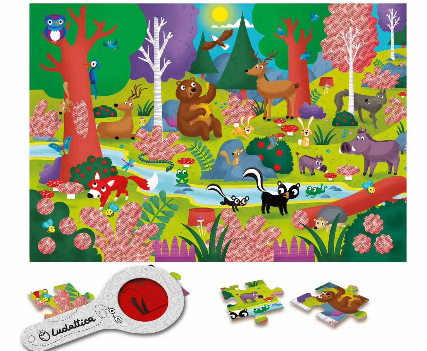 SECRET PUZZLE - puzzle z tajemnicą - LAS