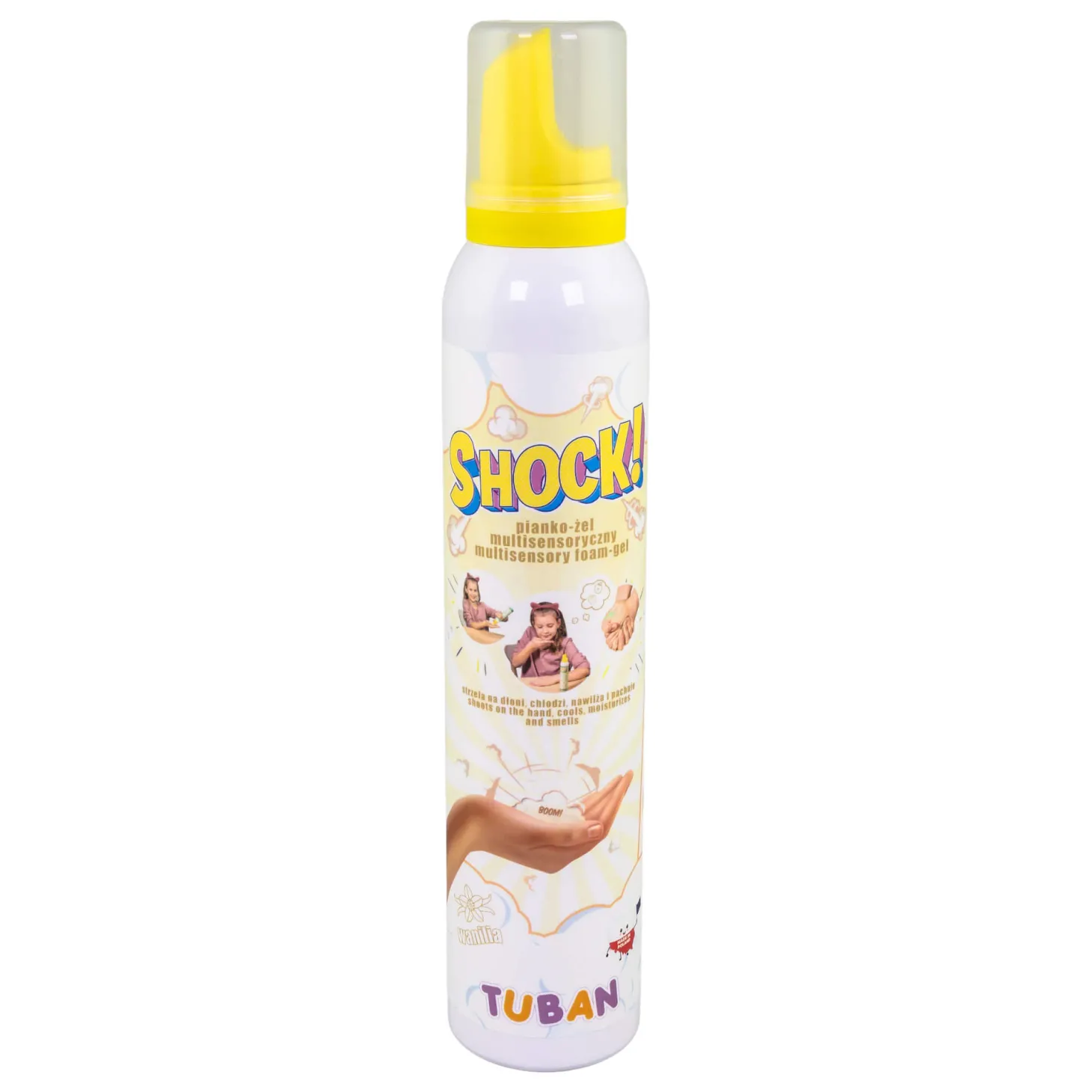 Shock! - multisensoryczny pianko-żel, wanilia, 200 ml